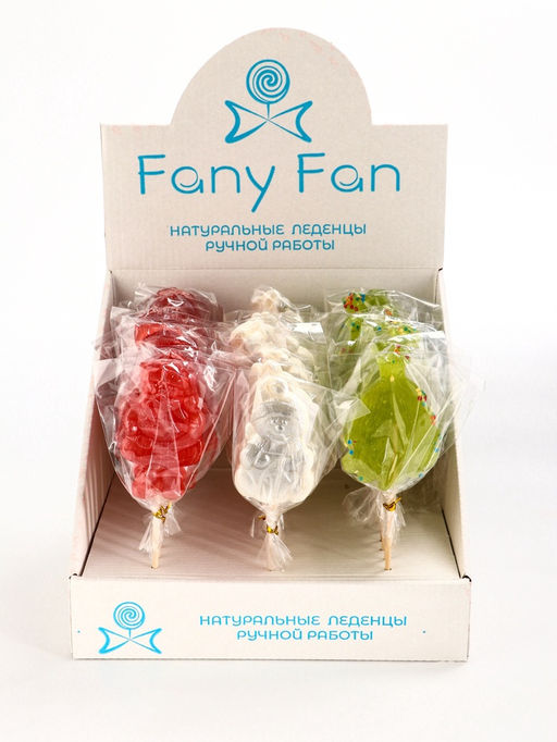 Цена за 36 шт. Леденец новогодний Микс фигурный, со вкусом малины, вишни, дыни, 30 г - Simaland фото 3