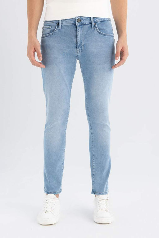 Pedro Slim Fit Джинсовые брюки узкого кроя с нормальной талией и узкими штанинами - Defacto фото 7