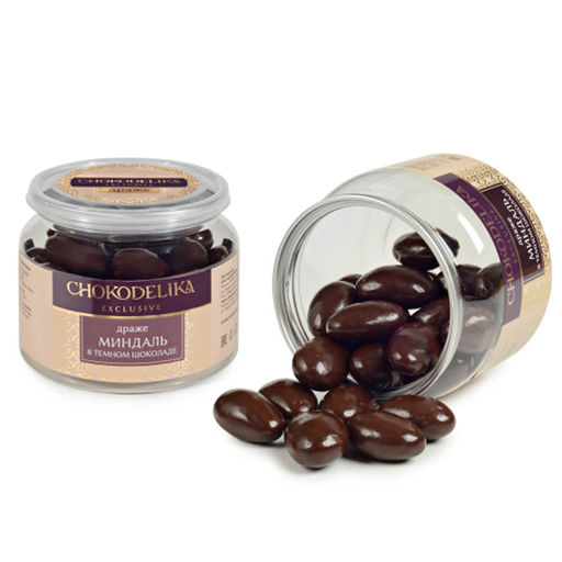 Драже Миндаль в темном шоколаде 120 гр - Chokodelika фото 2