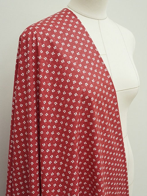 Перкаль Зорица цв.красный, ГОСТ, ш.1.5м, хлопок-100%, 125гр/м.кв - Купава фото 2