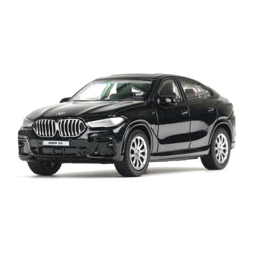 Машина металл BMW X6 10,5 см, (черный) инерц, в коробке