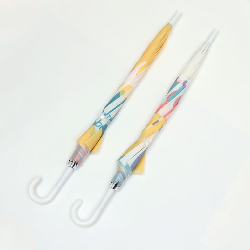 Зонт - трость полуавтоматический «Радужный круг», 8 спиц, R=46/54 см, d=92 см, рисунок МИКС