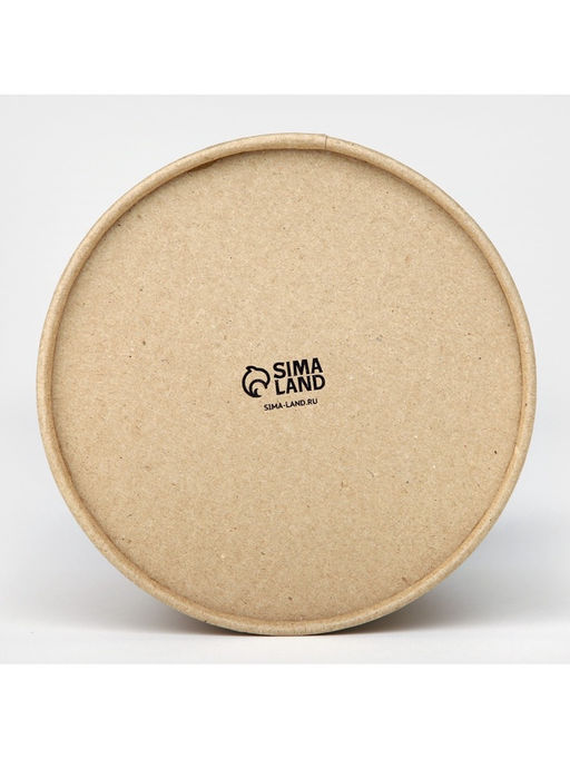 Коробка подарочная шляпная из крафта, упаковка, «Beautiful», 15 х 15 х 15 см