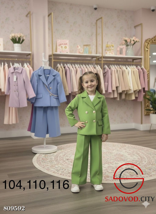 костюм для девочки (пиджак и брюки) - Bruno фото 8