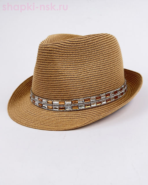 Ш60 Трилби Камни Шляпа женская (56-58)