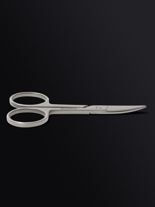 Ножницы маникюрные Premium, загнутые, узкие, 8.8 см, на блистере