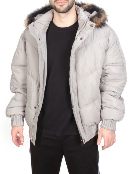 10130 GRAY Куртка мужская зимняя (200 гр. холлофайбер) CUDRSAR