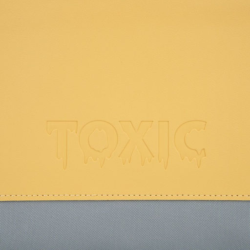 Сумка-шопер с карманом TOXIC, серый цвет, 40 х 35 см - Nazamok фото 7