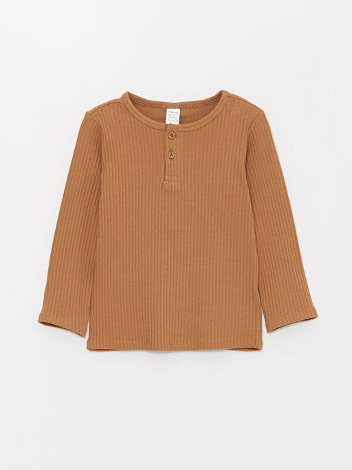 Bisiklet Yaka Uzun Kollu Erkek Bebek Pijama Tak?m? - Waikiki фото 2