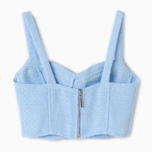 Корсет женский твидовый MIST, размер 48 (XL), голубой