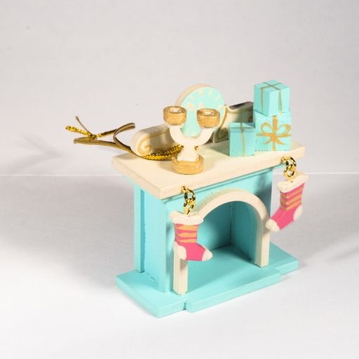 Елочная игрушка - Камин 56GG64-25804 S - Idh фото 5