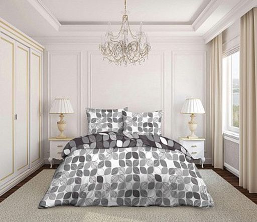 Постельное белье - Бязь Люкс Игра цвета (с компаньоном) 1,5-спальный