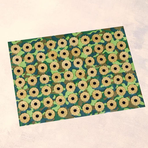 Аппликатор Кузнецова Любимому дедушке, 70 колючек, плёнка, 23?32 см