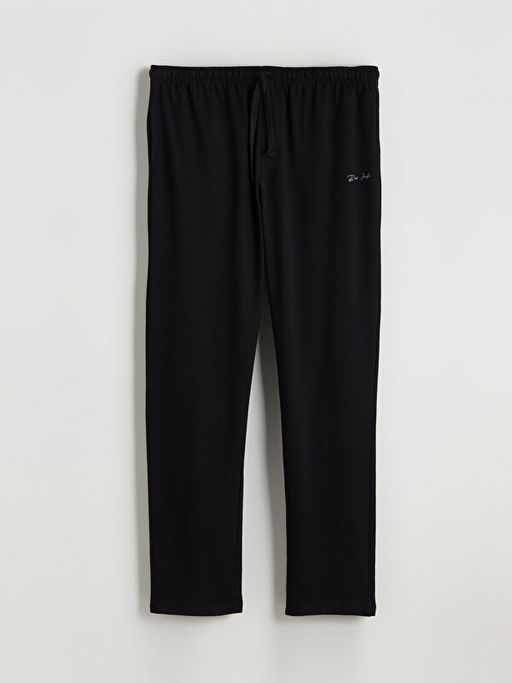 Standart Kal?p Bask?l? Erkek Pijama Alt