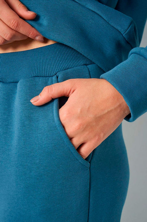 Арт.2902 Костюм женский с начесом 44-52 (5 шт) Цвет:верх-джинс,низ-джинс - Калинка фото 12