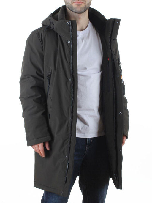 D6211 DK. GREEN Куртка мужская зимняя (200 гр. холлофайбер)