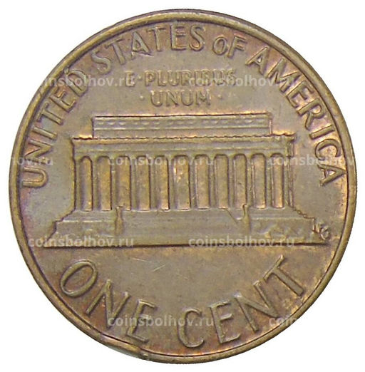 Монета 1 цент 1980 года D США