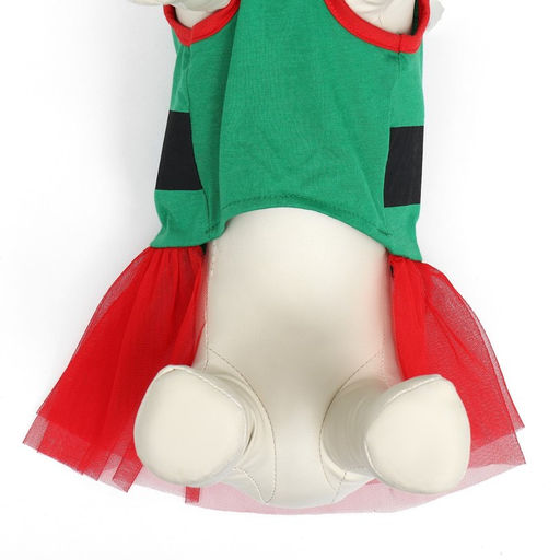 Костюм для животных Эльфийка, размер S (ДС 27, ОГ 38, ОШ 25 см), красно-зелёный - Simaland фото 5