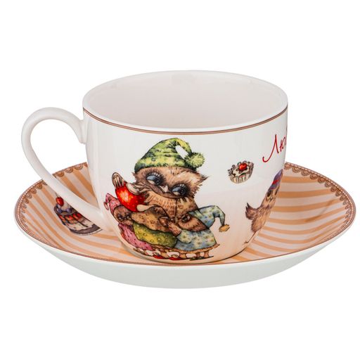 ЧАЙНЫЙ НАБОР СОВУШКИ НА 1ПЕР. 2ПР. 380МЛ - Lefard фото 3