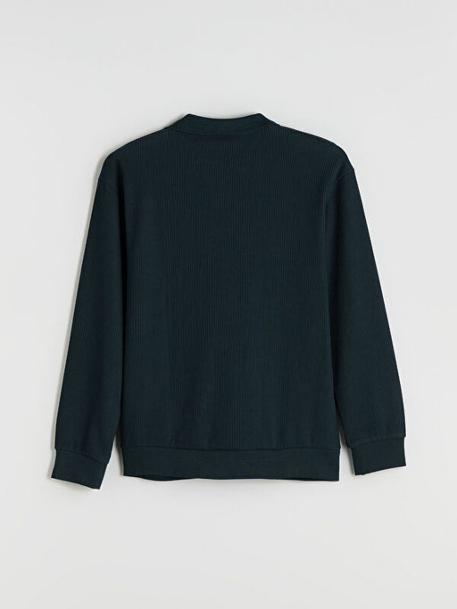 Polo Yaka Erkek Sweatshirt