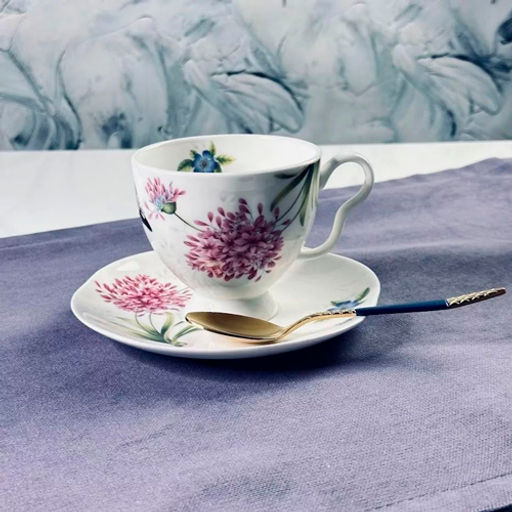 Чайный набор 12пр. FLOWERSв под.уп.Костяной фарфор арт.205-957 /Lenardi/