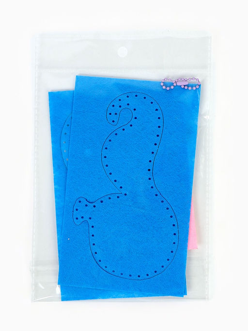 Набор для создания игрушки из фетра "Морские жители", набор 6 шт.