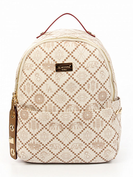 LACCOMA сумка АС89003-Россия-шоколад эко кожа хлопок