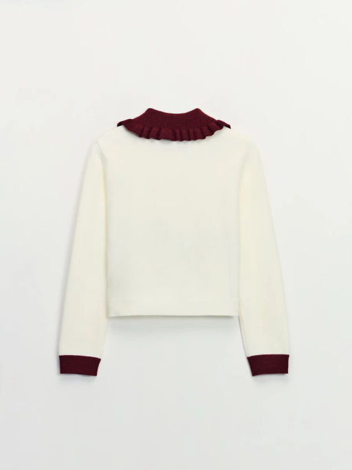 Кардиган с воротником и декоративными пуговицами / Zarina фото 8