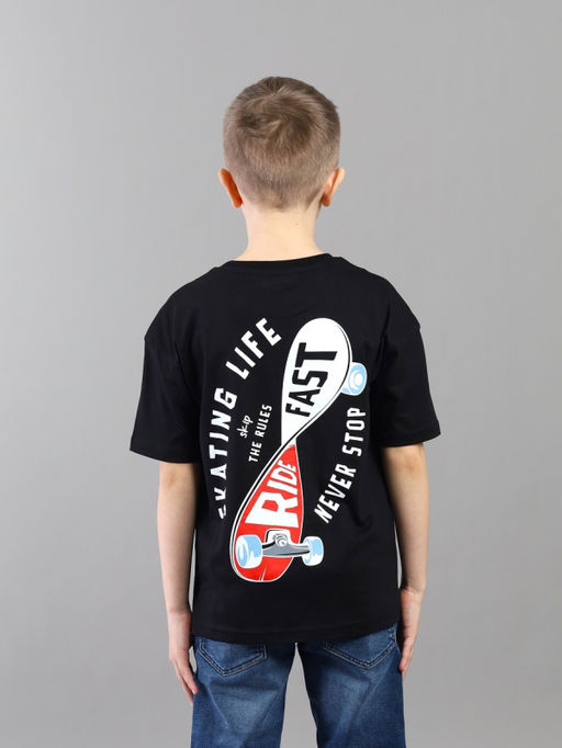 CRB wear / CSJB 64120-22K Футболка для мальчика,черный/Ex.Cherubino  фото 3