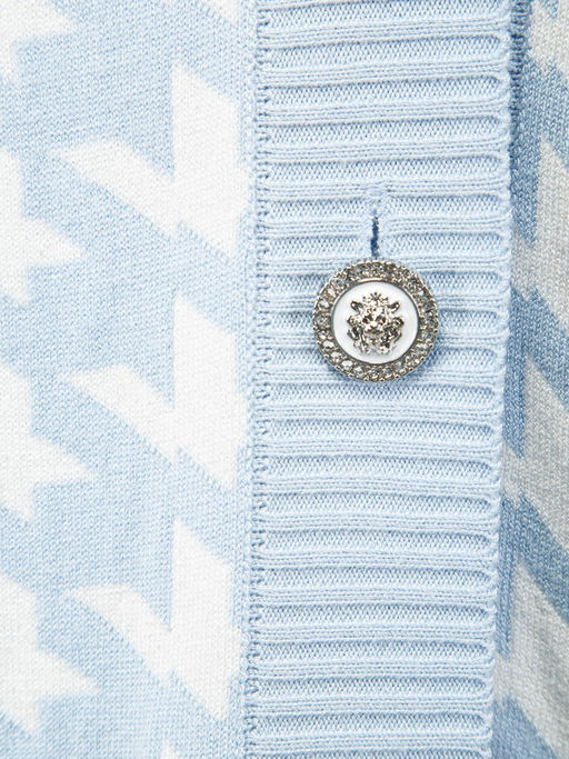 Кардиган женский ZZ-02002 l.blue/white - Eleganzza фото 8