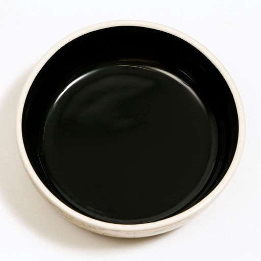 Миска керамическая Графичная Коты 200 мл, 123.5 см, бежево-чёрная - Пижон фото 4