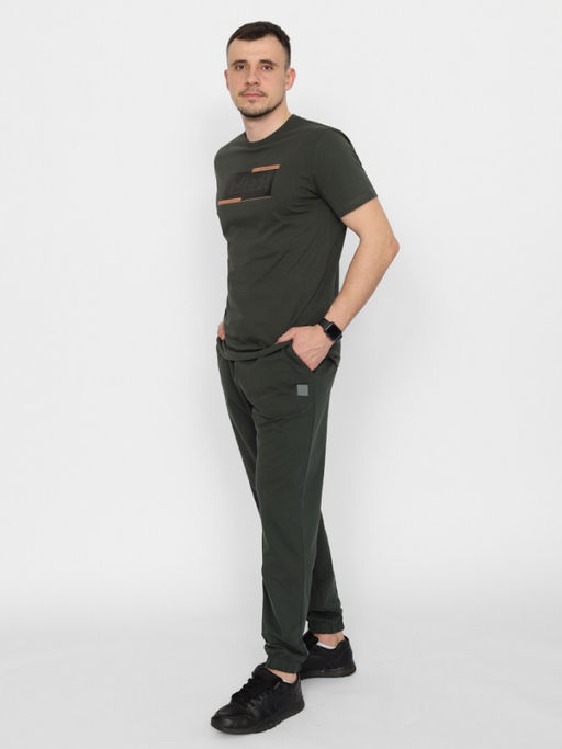 CRB wear/FSMM 70106-35 Брюки мужские,хаки/Ex.Cherubino  фото 2