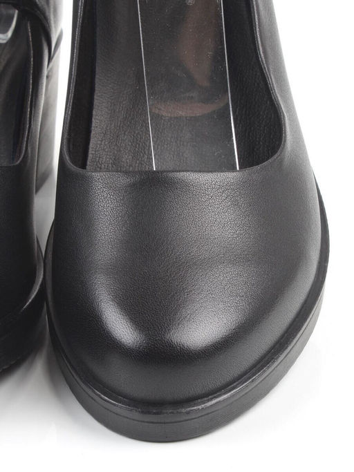 06-DHL104-D1 BLACK Туфли женские (натуральная кожа)