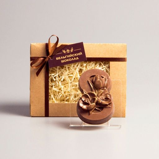 Шоколадная фигурка «8 марта Три тюльпана 1»