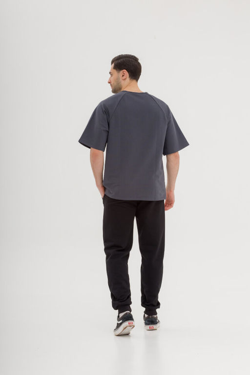 120 Оверсайз футболка, графит - Knitka wear фото 6