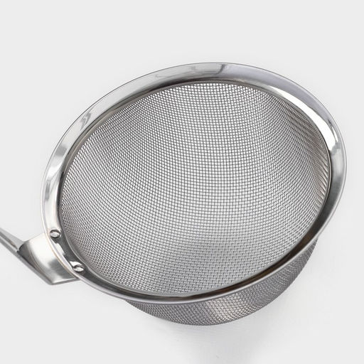Сито-дуршлаг Magistro Arti, d=16 см, с фиксатором, нержавеющая сталь, серебристое