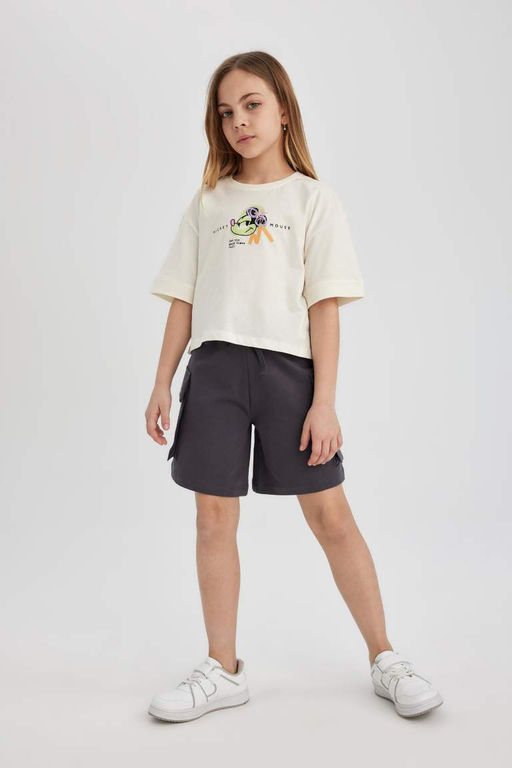 Шорты карго для девочек - Defacto фото 3