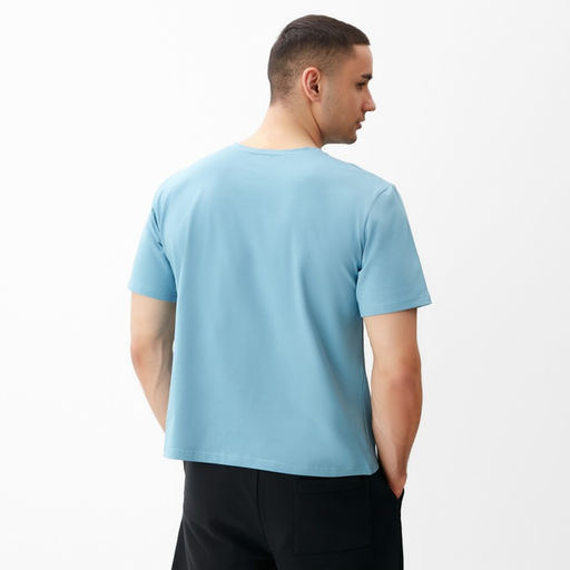 Футболка мужская MINAKU REGULAR FIT: цвет голубой, р-р 48