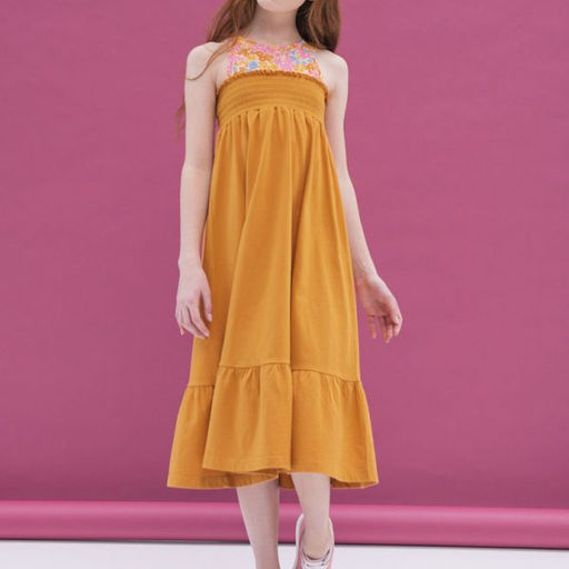 PELICAN, платье для девочек, Янтарный