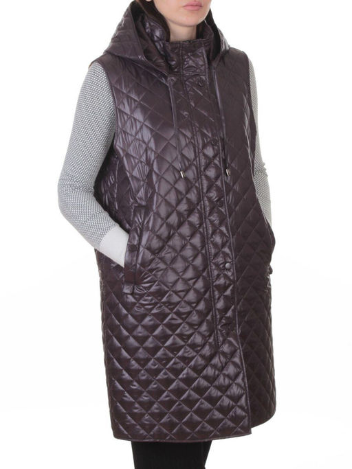 802 DK. VIOLET Жилет утепленный женский (50 гр. синтепон)