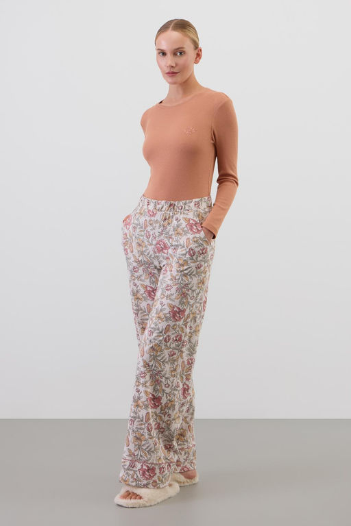 Е 20173/миндальное печенье,античные цветы пижама жен - Very neat фото 4