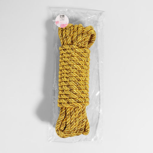 Шнур витой, d=8 мм, 10±1 м, цвет золотой