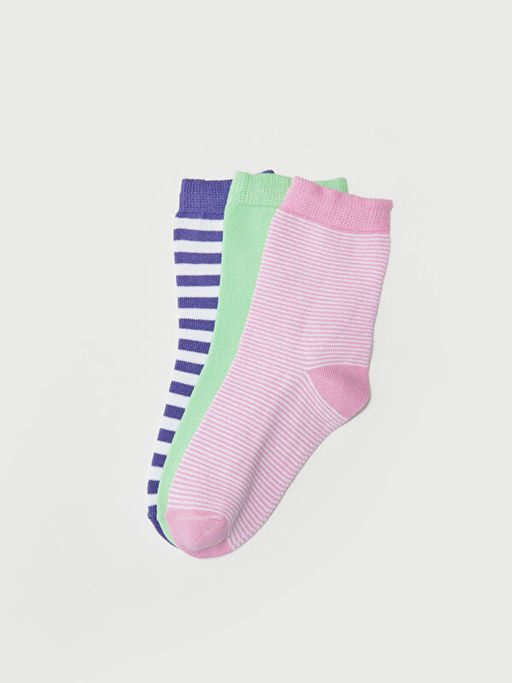 ?izgili K?z ?ocuk Soket ?orap 3l? - Waikiki фото 2