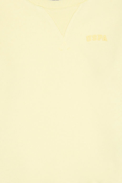 Erkek _ocuk Sar_ Bisiklet Yaka Basic Sweatshirt - U.s. polo assn фото 4