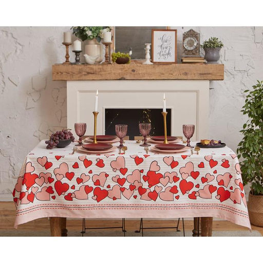 Скатерть «Этель» Cat&apos;s love 149×220 см, 100% хлопок, саржа 190 г/м²