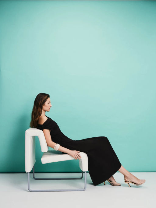 Асимметричное платье миди из вискозы / Zarina