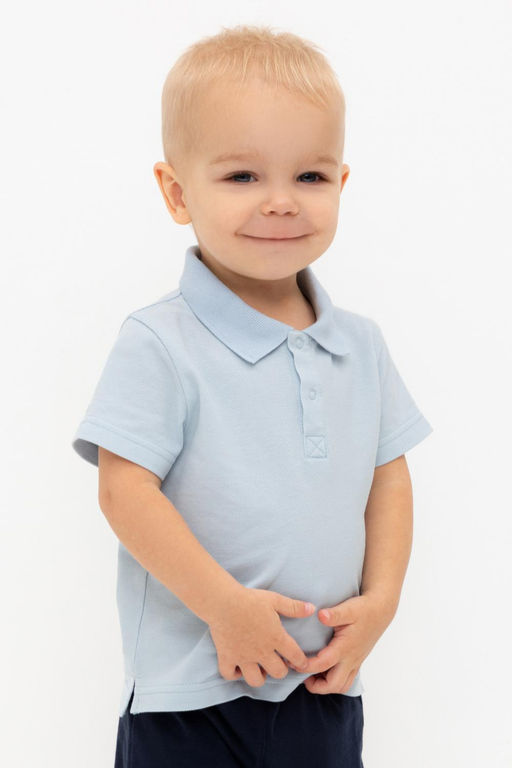 КР 302630/голубой к564 джемпер-поло д/мал яс - Crockid фото 2