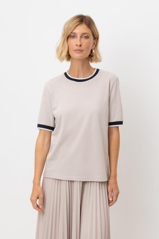 ЕВТ 3127/серо-бежевый фуфайка жен