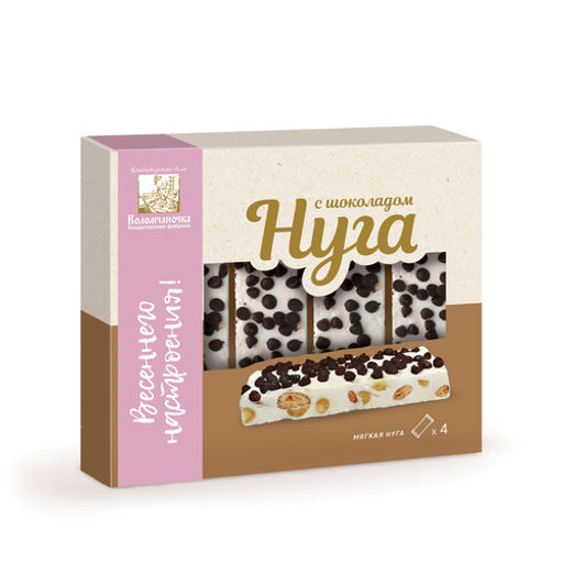Нуга с шоколадом расф. 140г