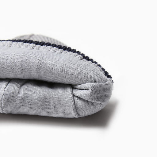 Шапка для мальчика MINAKU: Hello, winter, размер 50-52 (3-4 лет), синяя, серая